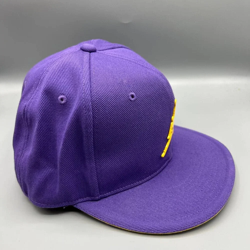Air Jordan Hat Men 7 3/8 Purple Jumpman‎ Fitted Cap Kobe Bryant LA Lakers